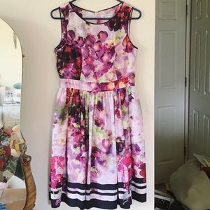 Colorful floral dress